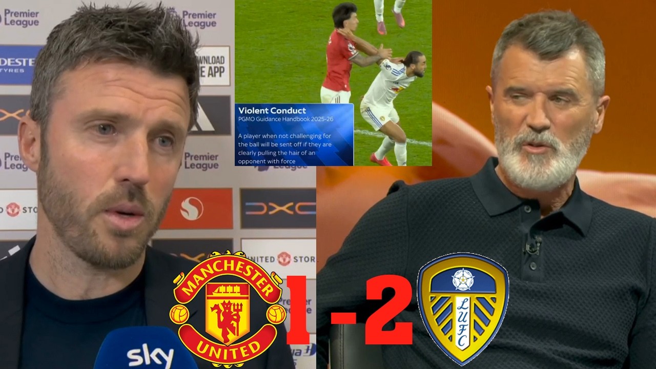 Roy Keane Reacts To Martinez Red Card🤬 Michael Carrick And Bruno Interview | Postmatch Analysis