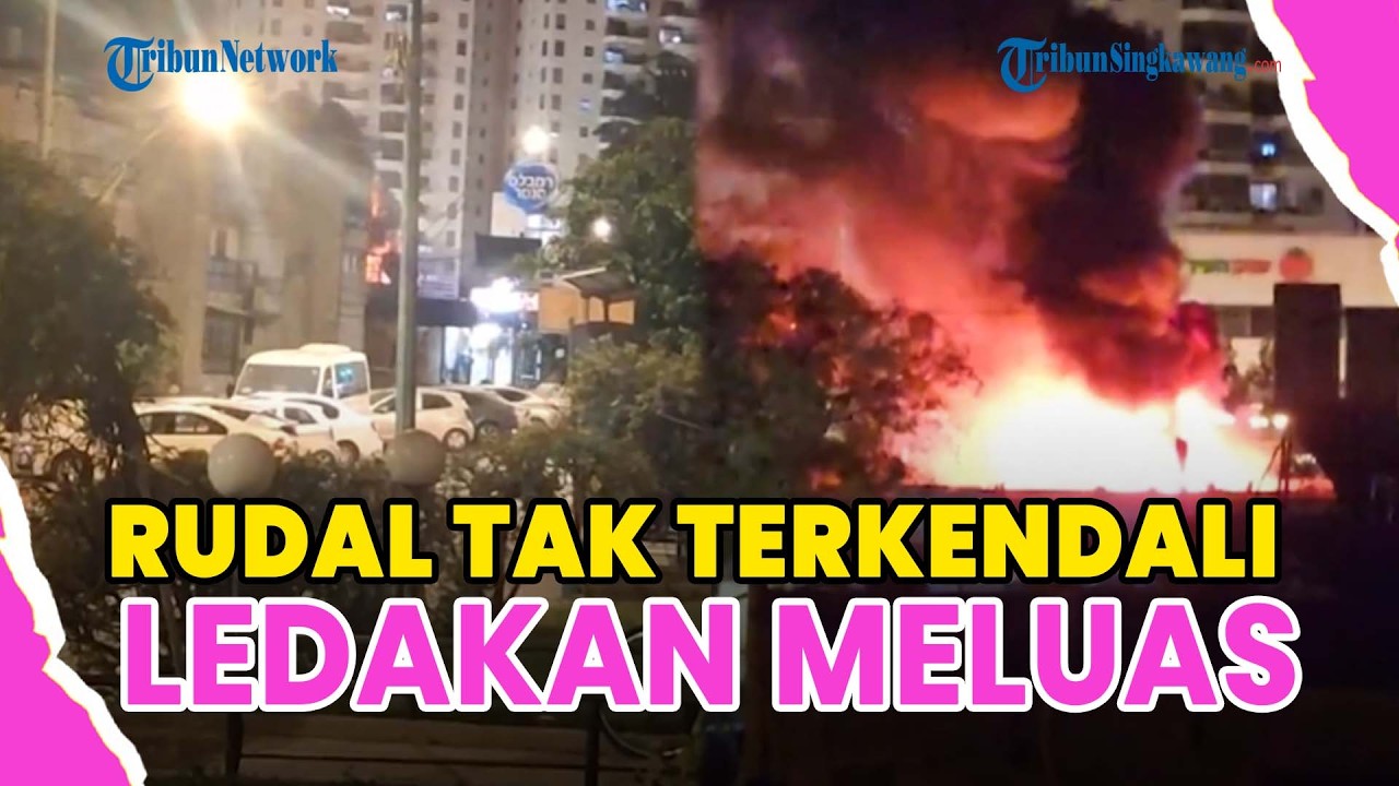 ®️🔴 RUDAL-RUDAL IRAN MENGHUJANI TEL AVIV HINGGA SITUASI KEOS❗LEDAKAN DAN KEBAKARAN DI MANA-MANA