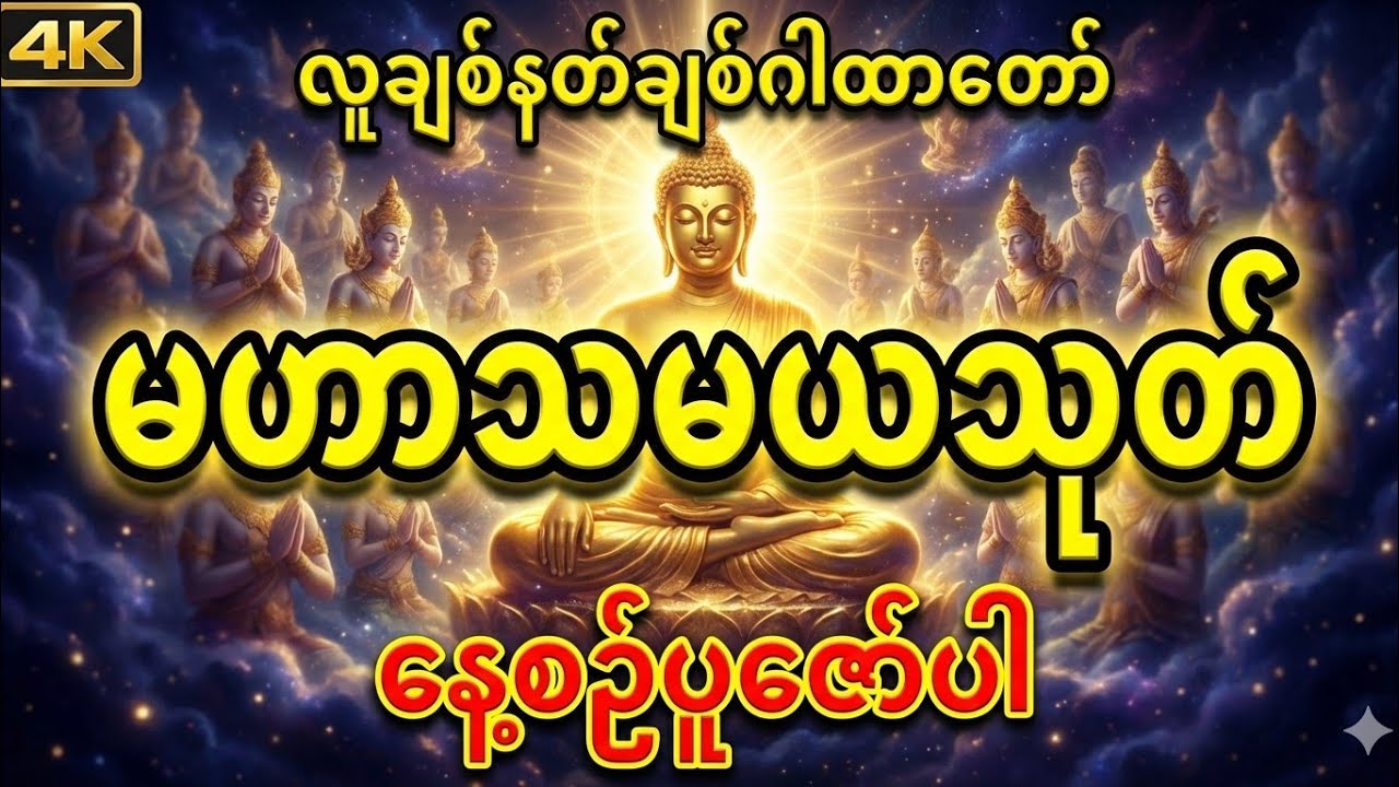မဟာသမယသုတ် လူချစ်နတ်ချစ်ဂါထာတော် #ကံပွင့်လာဘ်ပွင့် #တရားတော်များ 
