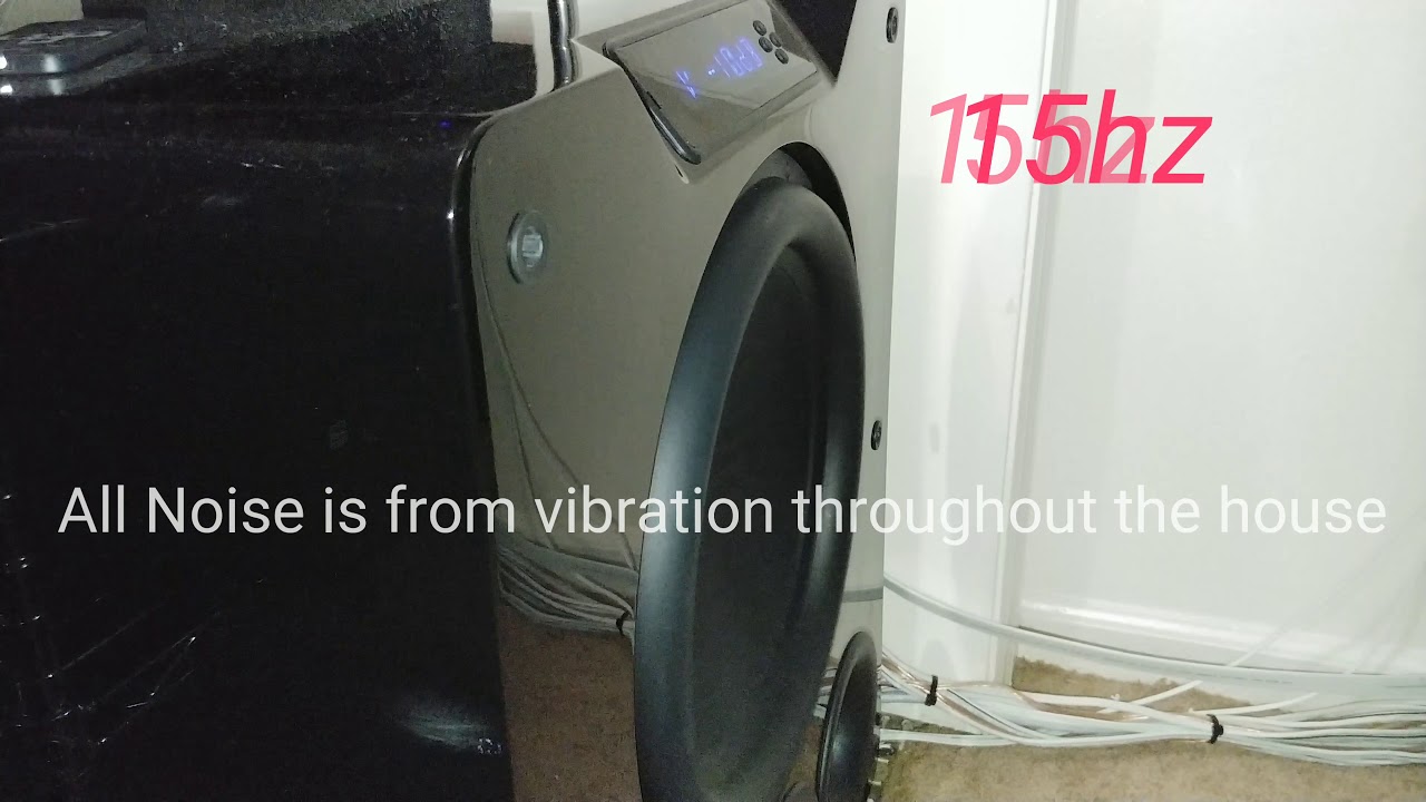 SVS PB-4000 Test Tones Bass (TORTURE) Test! Ultra Low Bass!