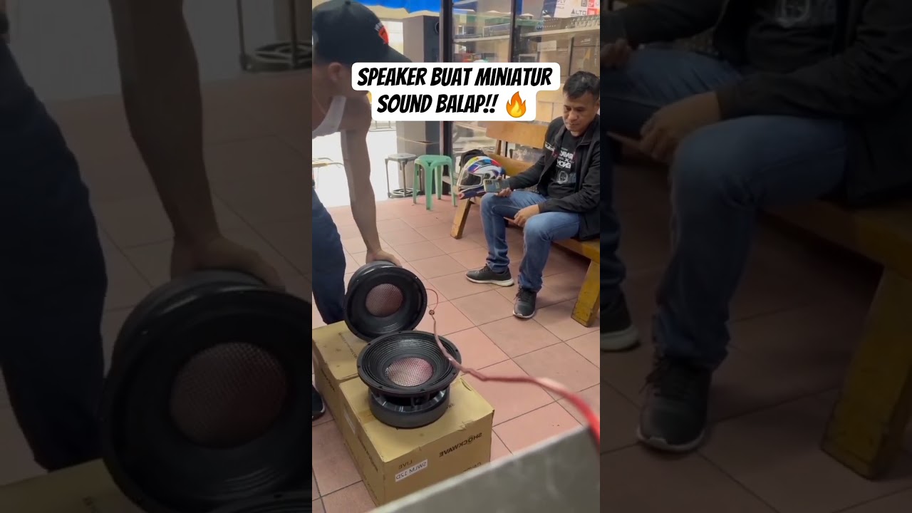 Speaker cocok buat miniatur sound system balap 🔥. #soundminiatur #miniatursoundsystem #speakerbalap