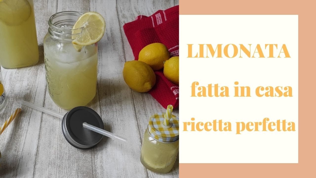 LIMONATA RICETTA ORIGINALE  AMERICANA : Limonata Fatto in Casa / Fresh Lemonade