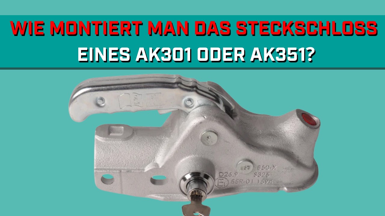 AL-KO Steckschloss für den AK301 und AK351 montieren