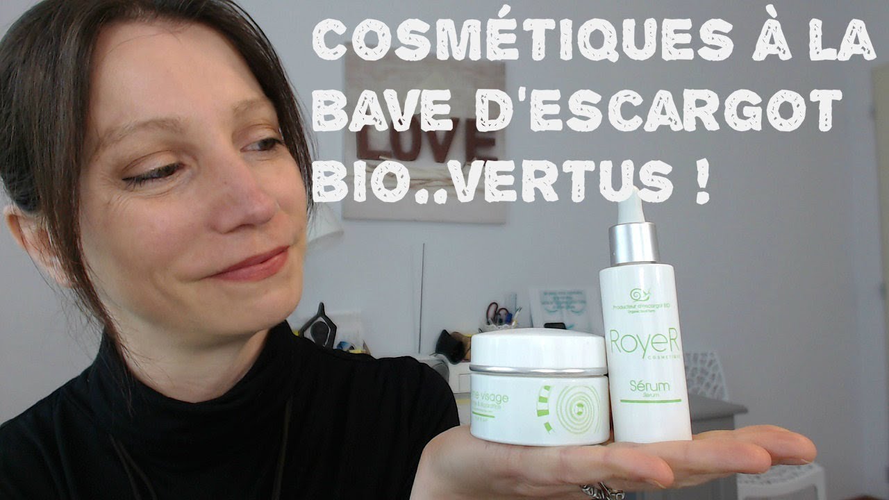 Cosm&eacute;tiques &agrave; la bave d'escargot bio...vertus et mon avis!