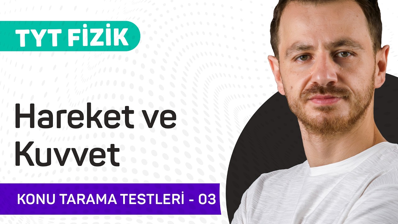 Hareket ve Kuvvet (TYT Fizik) | Konu Tarama Testi +PDF | 2025-TYT