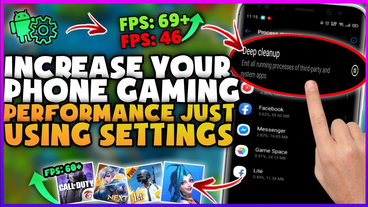 INCREASE PHONE GAMING PERFORMANCE!! Gamit Lang Ang Phone Settings Mo!!