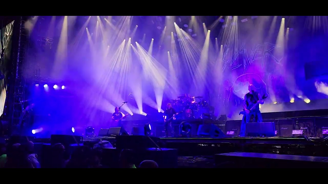 Seasons In The Abyss + Born Of Fire performed live by Slayer at Riot Fest, 9/22/24