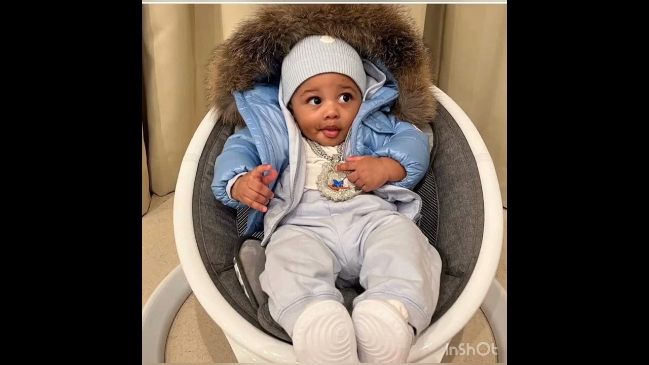 Cardi b and offset son 💙wave set cephus #shorts #cardib #offset