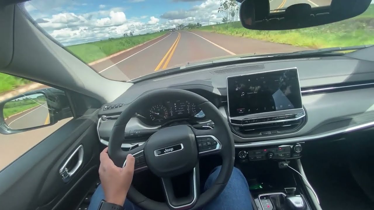 CONSUMO NA ESTRADA DA JEEP COMPASS 1.3 TURBO, SERÁ QUE É ECONÔMICA? - 50 MINUTOS DE ESTRADA 🔥🔥🔥🔥