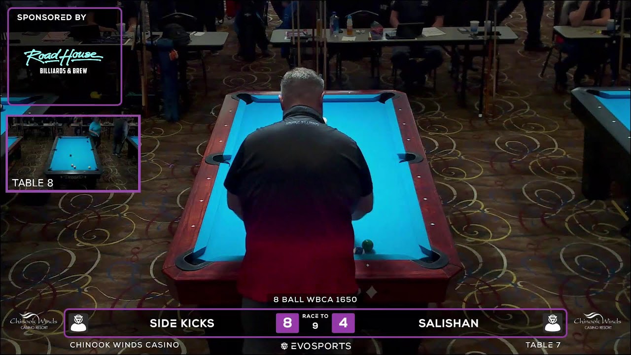 SIDE KICKS vs SALISHAN - WBCA 8 BALL 2026 - TABLE 7 | EvoSports
