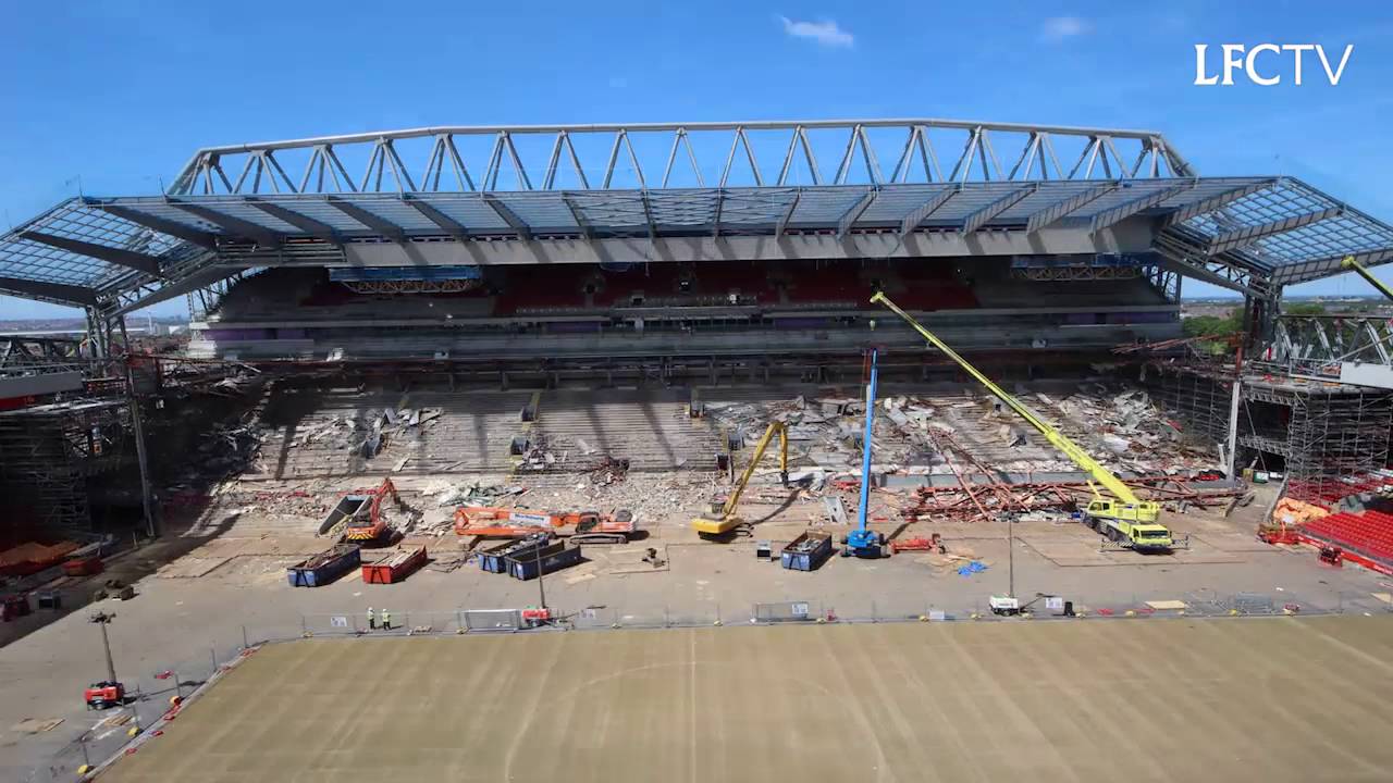 Anfield Main Stand Time-lapse