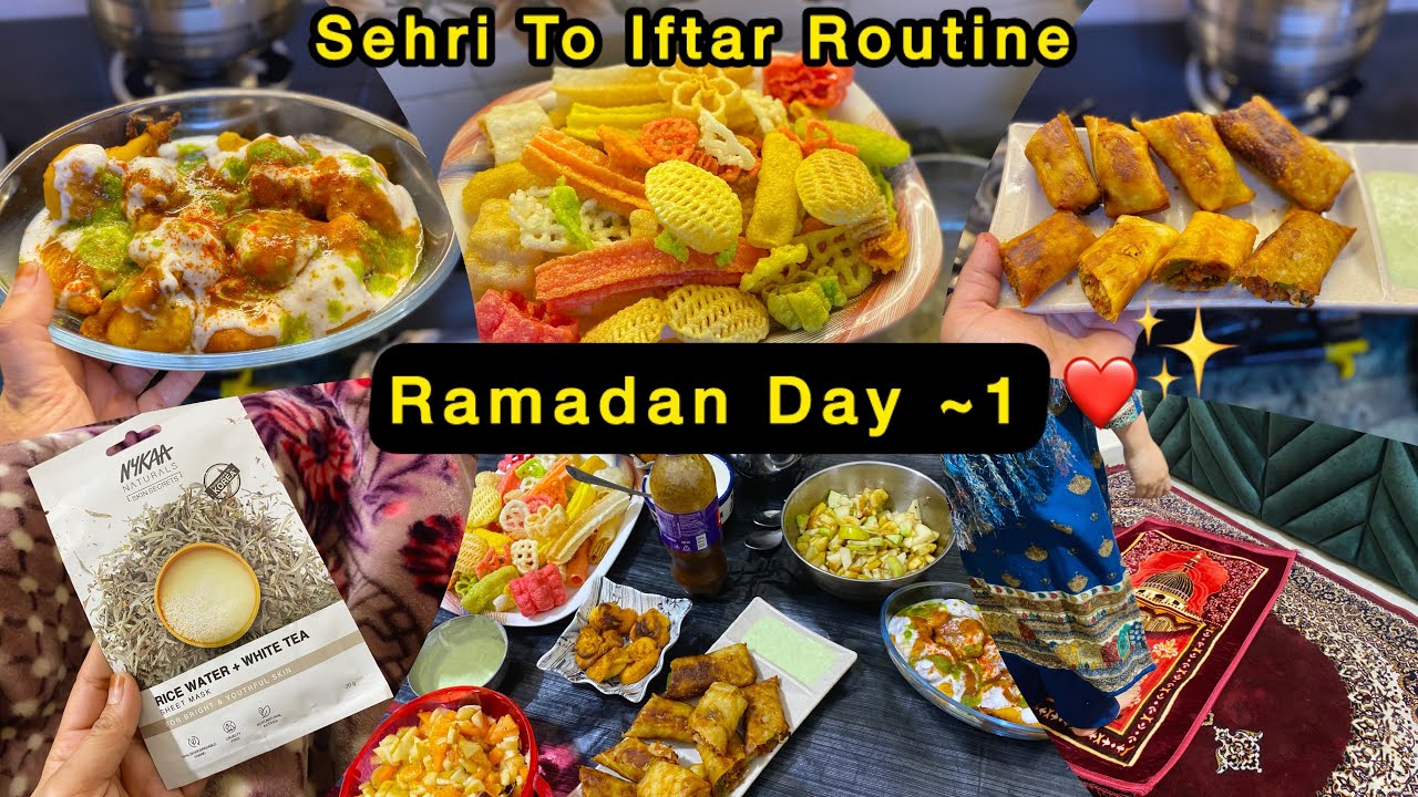 Sehri To Iftar Routine Of A Housewife In India 🇮🇳 ❤️✨ Iftar Preparation 🌙 Ramadan Day ~ 1 💫 