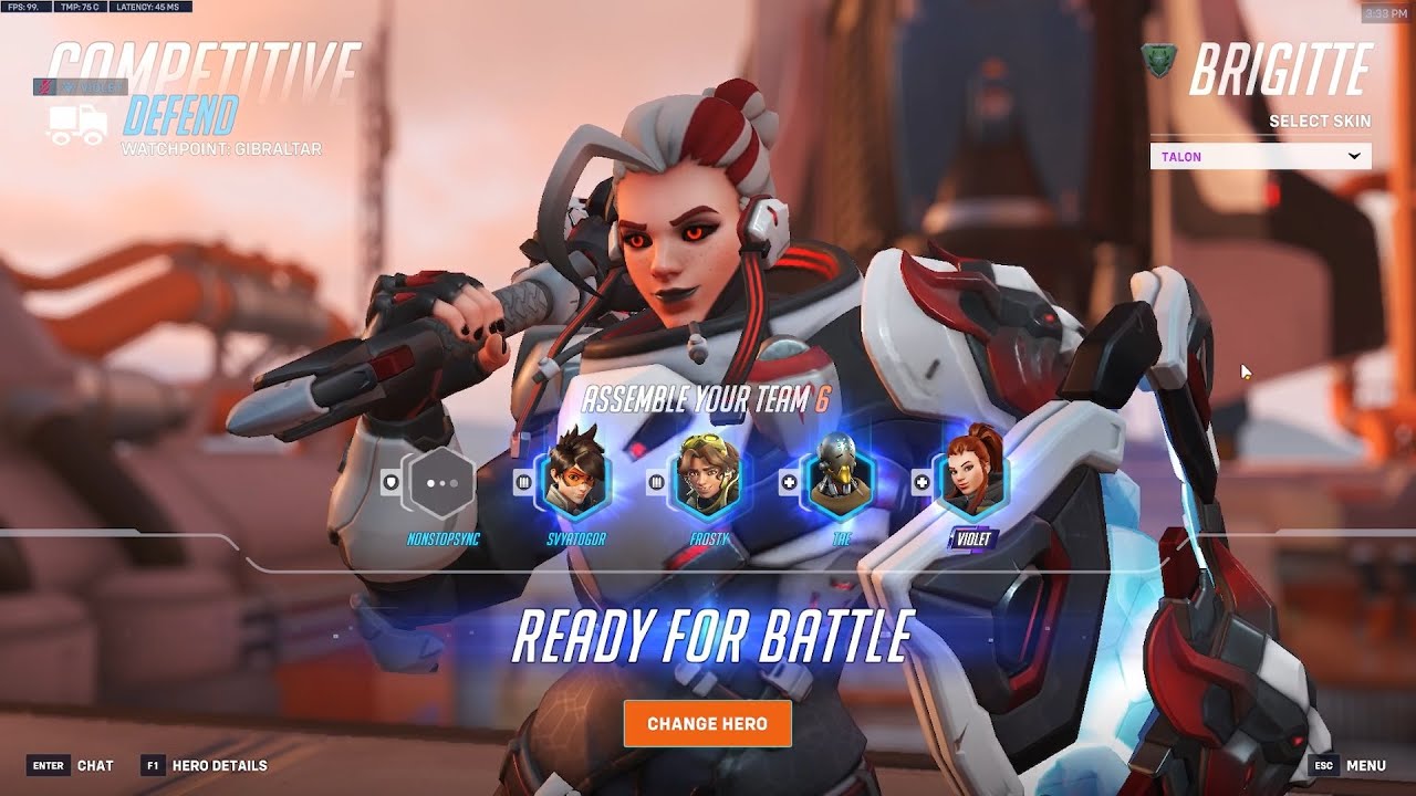 200 IQ BRIGITTE! VIOLET BRIGITTE TOP 500 GAMEPLAY OVERWATCH 2 SEASON 16
