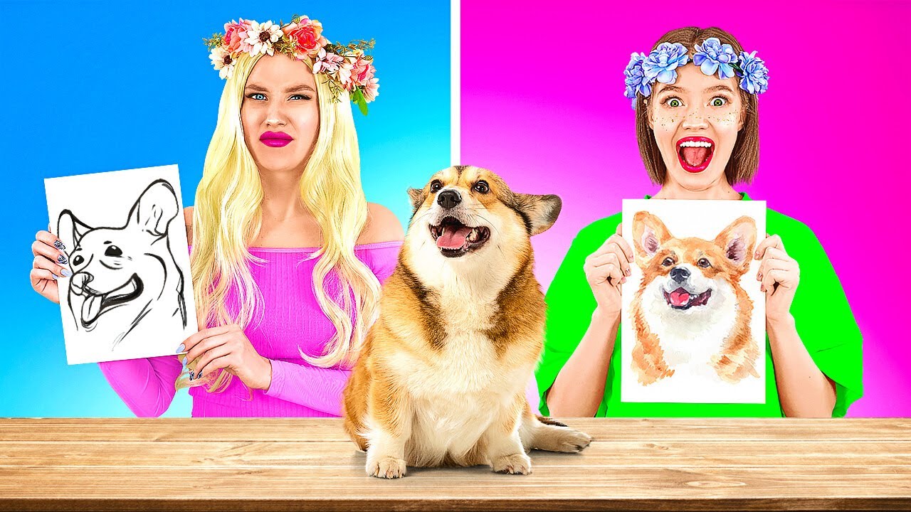 КТО РИСУЕТ ЛУЧШЕ? 🎨 Челлендж: Новичок против Профи!