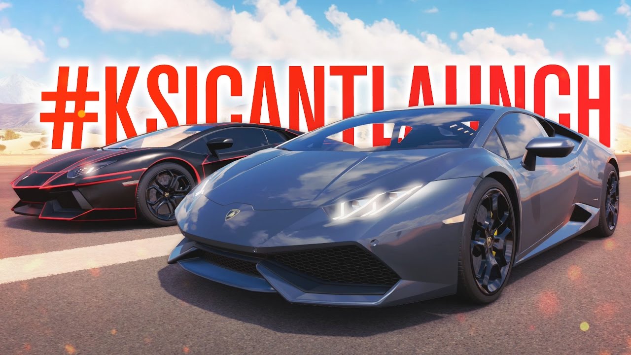 LAMBORGHINI AVENTADOR VS HURACAN | KSI VS CSG | Forza Horizon 3 Gameplay #KSICantLaunch