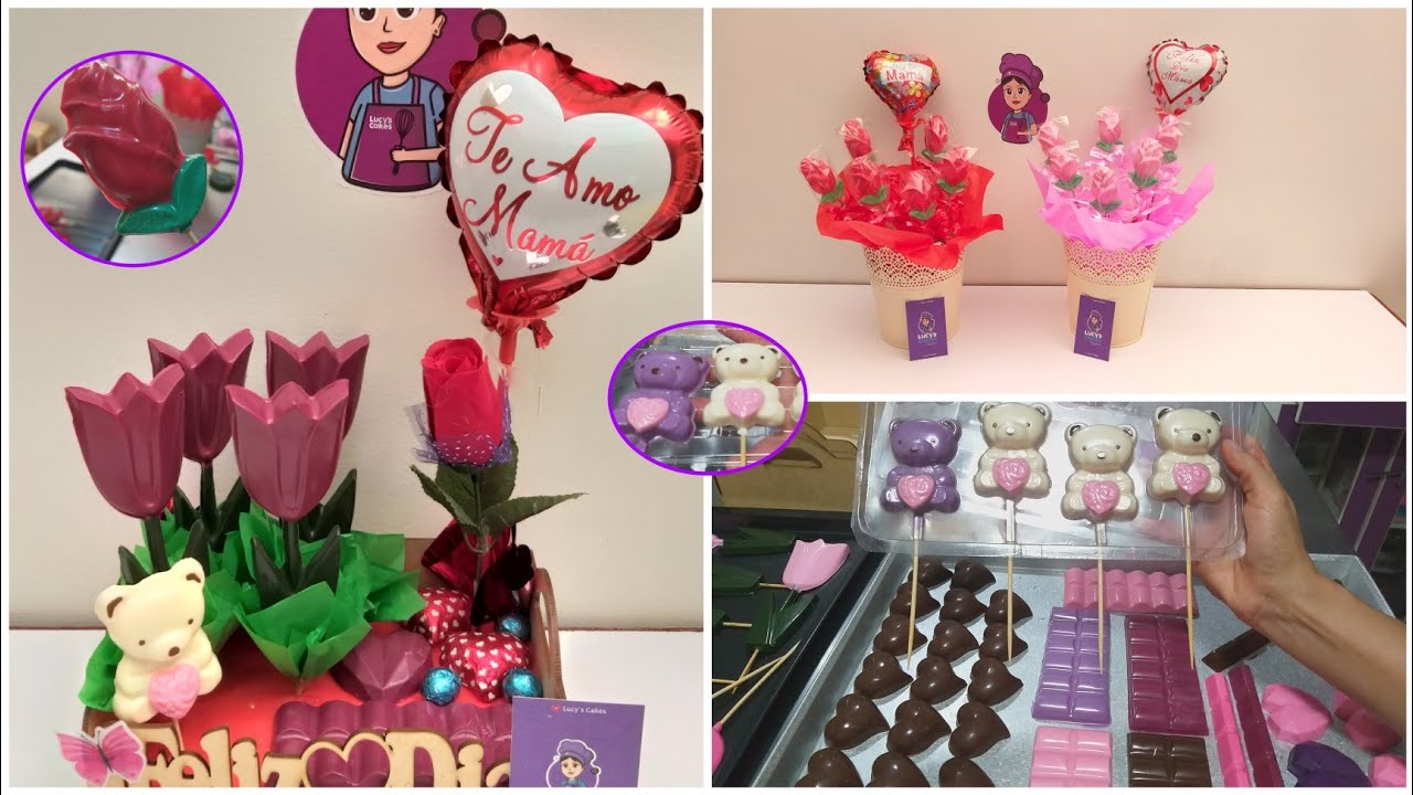 Ideas en chocolate para cualquier ocasión | arreglos florales en chocolate | chocolatería artesanal