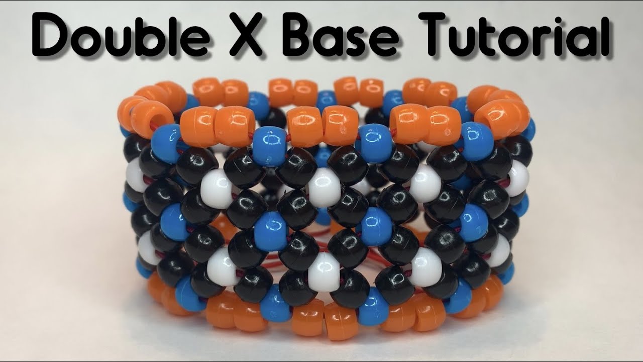 Double X Base Kandi Cuff Tutorial