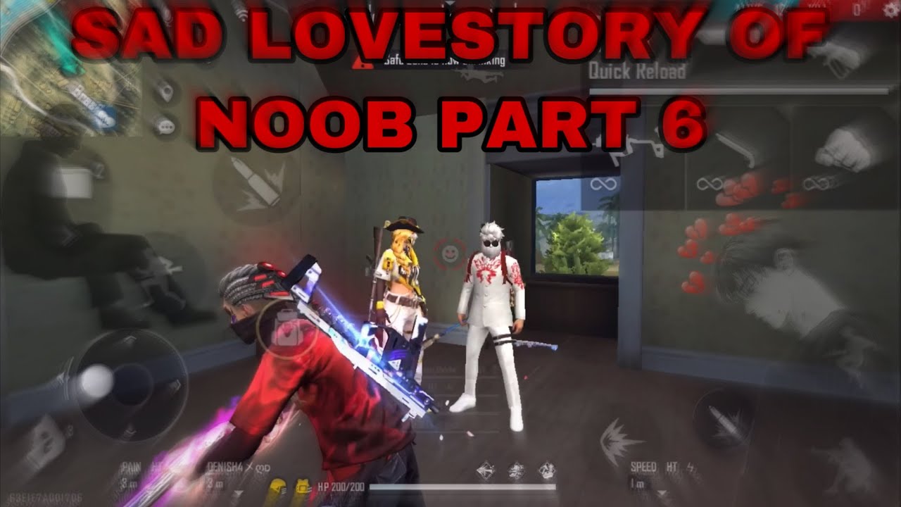 The Sad Lovestory Of Alok Noob 6💔 FreeFire Heart Touching Lovestory Broken Noob Story Of Free Fire