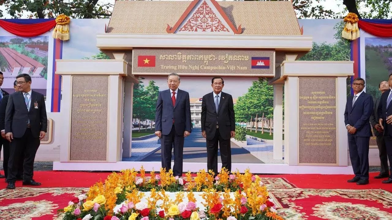 សាលារៀនខ្មែរមួយត្រូវបានប្តូរឈ្មោះទៅជាសាលា «មិត្តភាពកម្ពុជា-វៀតណាម»