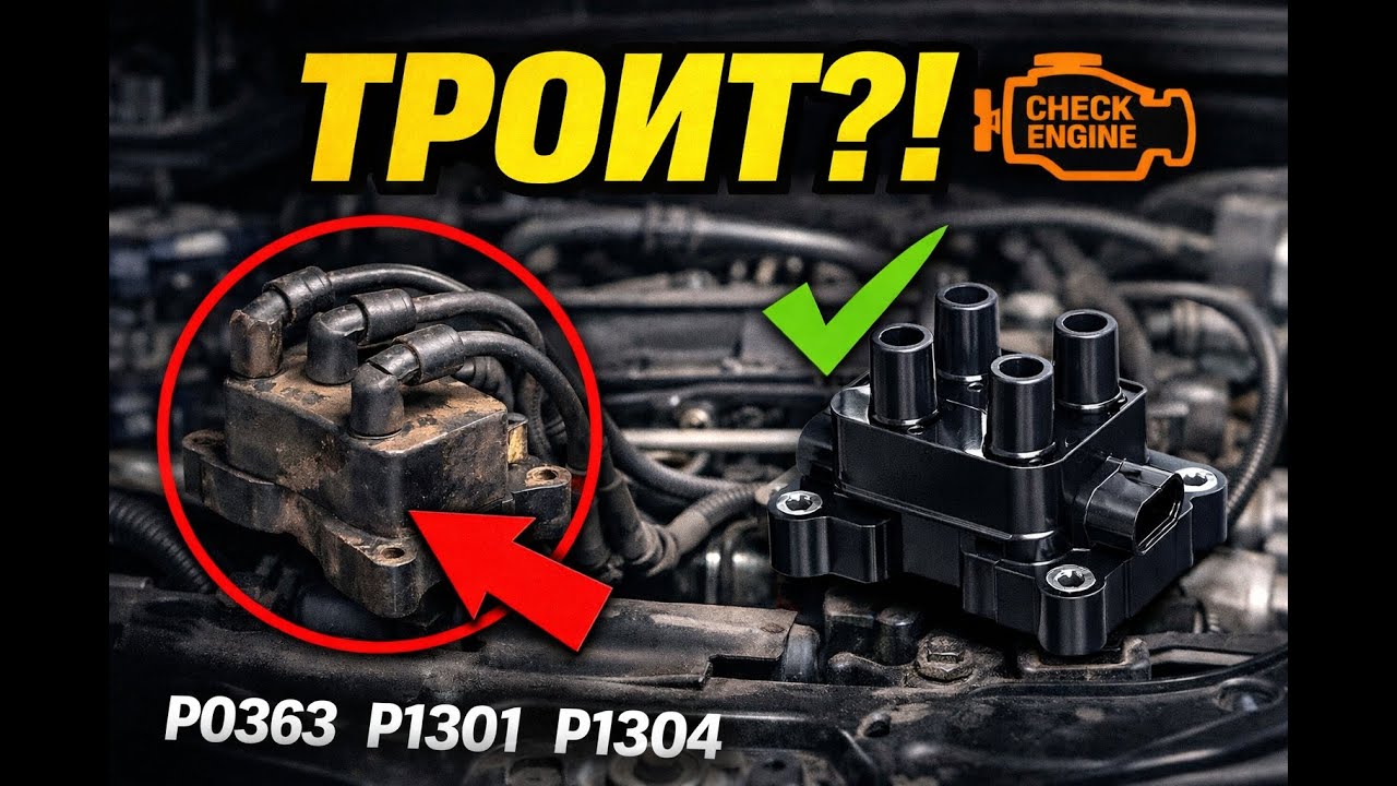 Лада Гранта троит? Ошибки P0363, P1301, P1304 — диагностика и ремонт своими руками