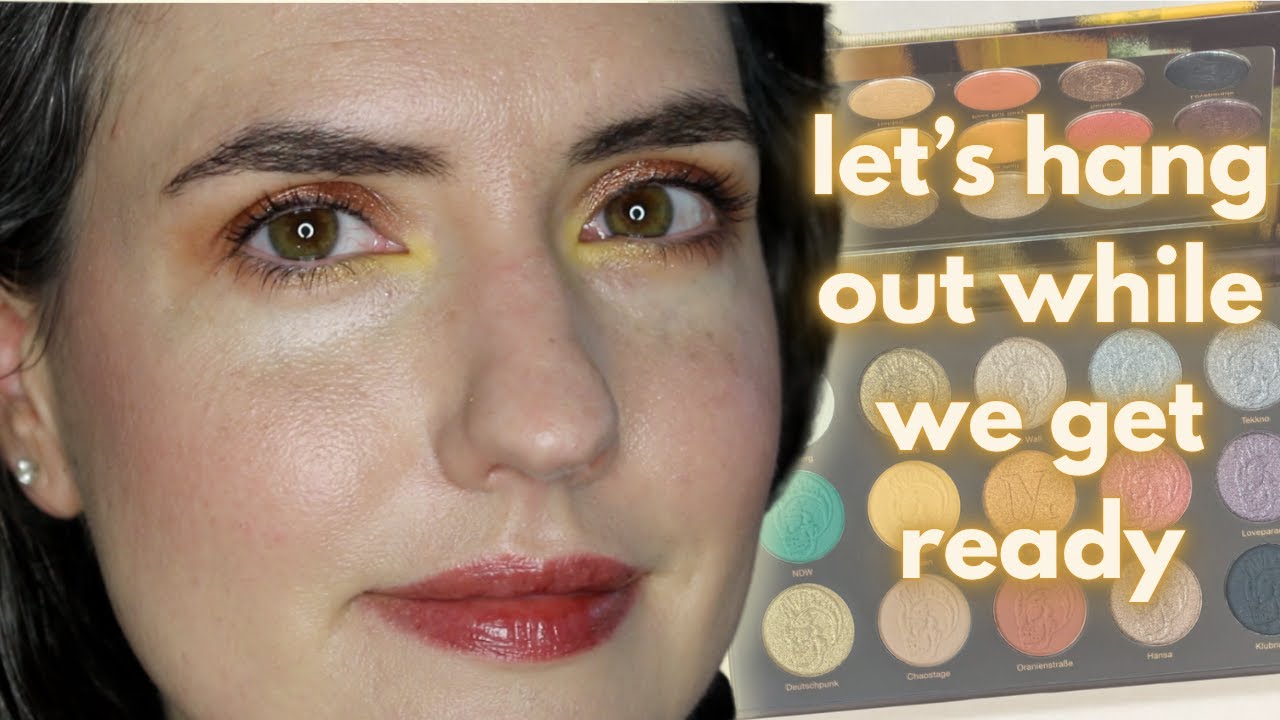 Yellow + Bronze GRWM with the Nomad Berlin Underground Palette
