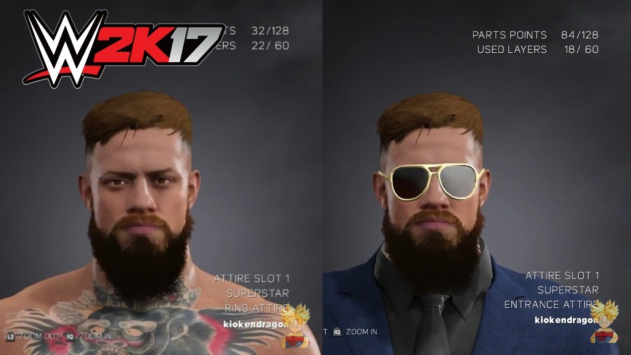 How to Create Conor McGregor In WWE 2K17