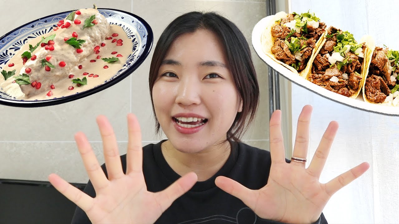 10 COMIDAS MEXICANAS que le gusta más a COREANITA!