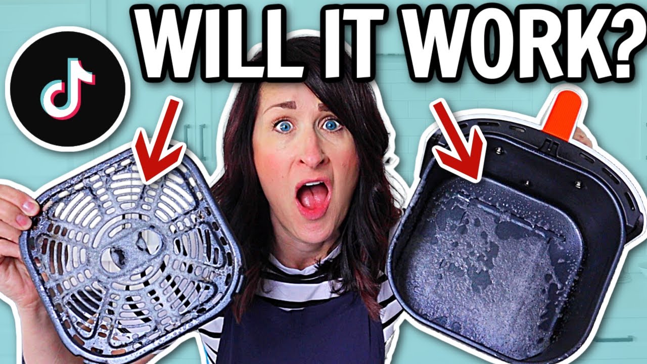 Testing VIRAL TikTok Air Fryer Cleaning Hacks - Do They Even Work?!