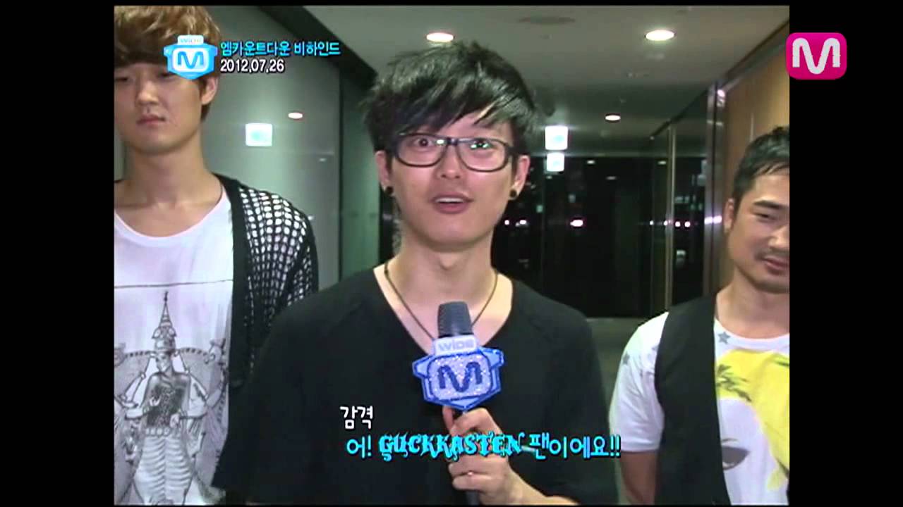 국카스텐 Guckkasten @Mcountdown backstage 2012.07.26