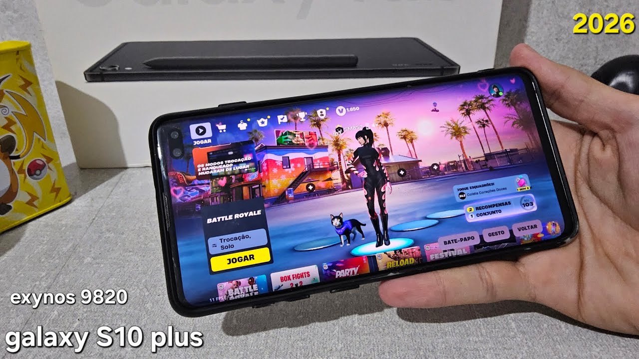 FORTNITE no galaxy s10 plus 2026 evento 