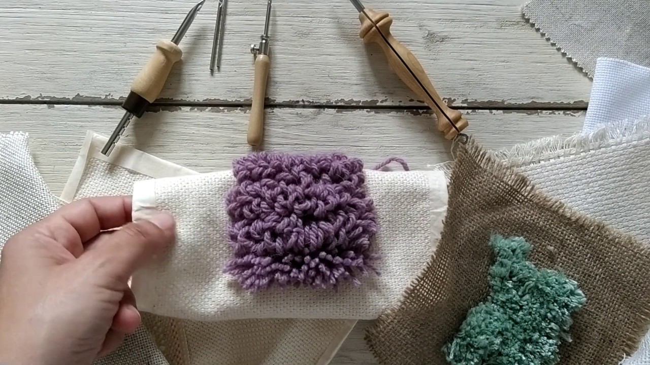 Tipos de tela para punch needle