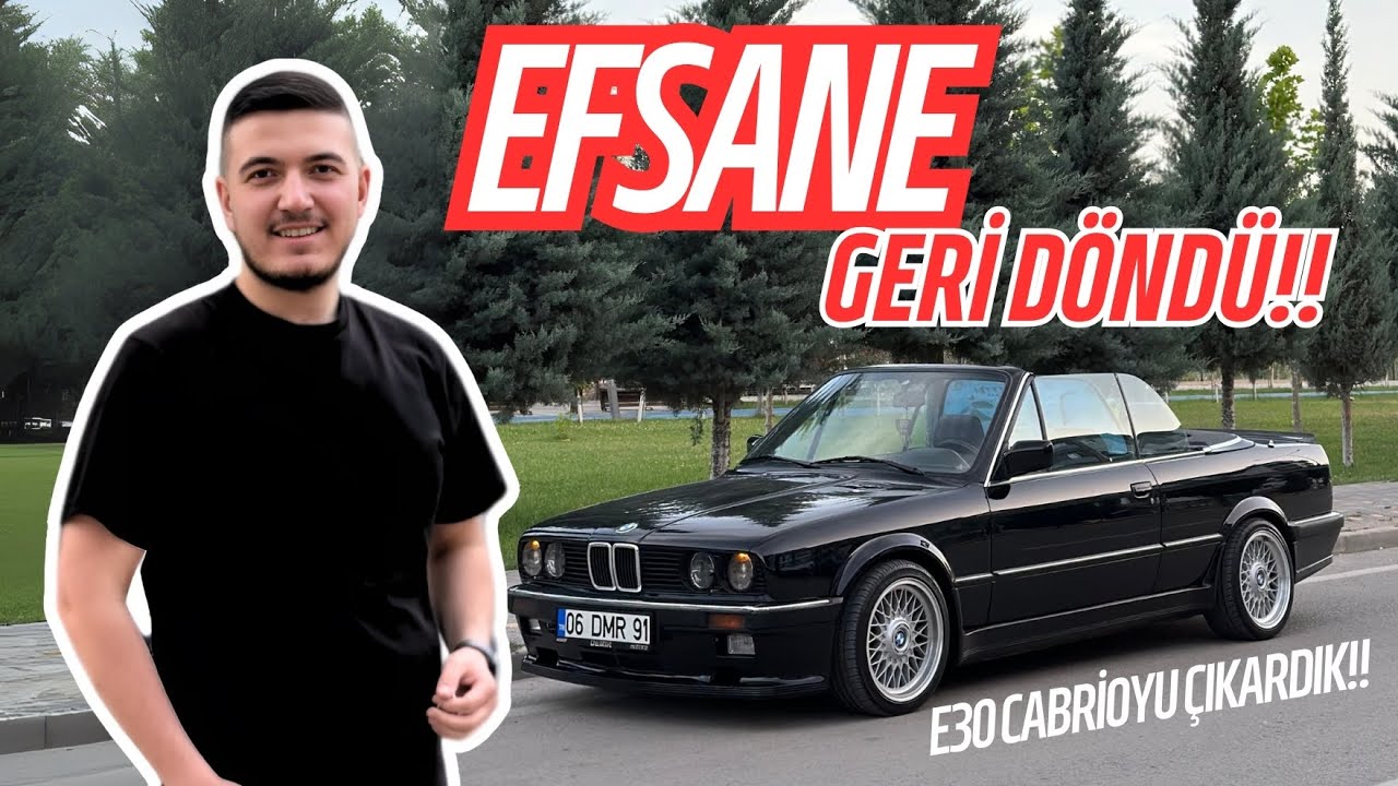 BMW E30 CABRİO / EFSANE GERİ DÖNDÜ!!