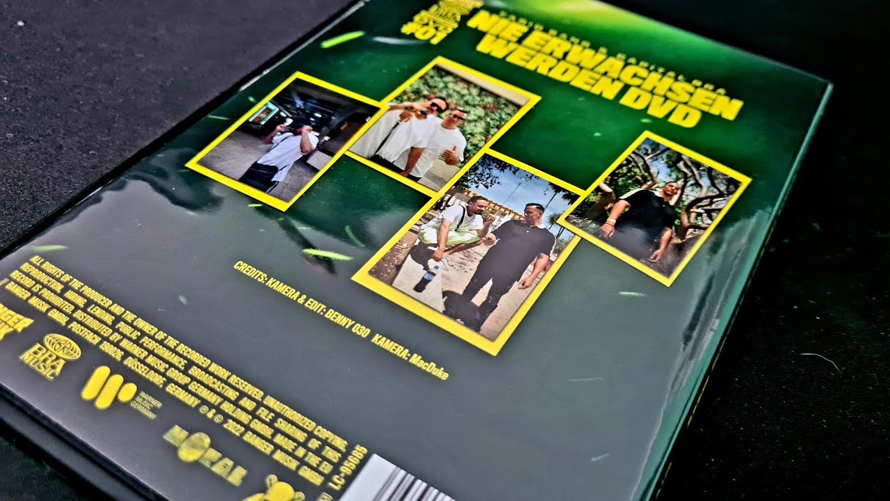 Nie Erwachsene werden DVD Teil 3 von 4. DeutschRap Brandneu (Deu/HD)