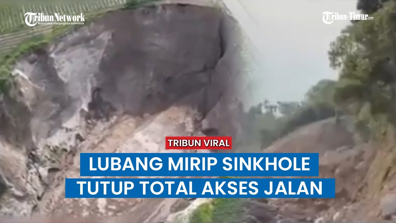Akses Vital Aceh Lumpuh Akibat Lubang Mirip Sinkhole Kian Meluas