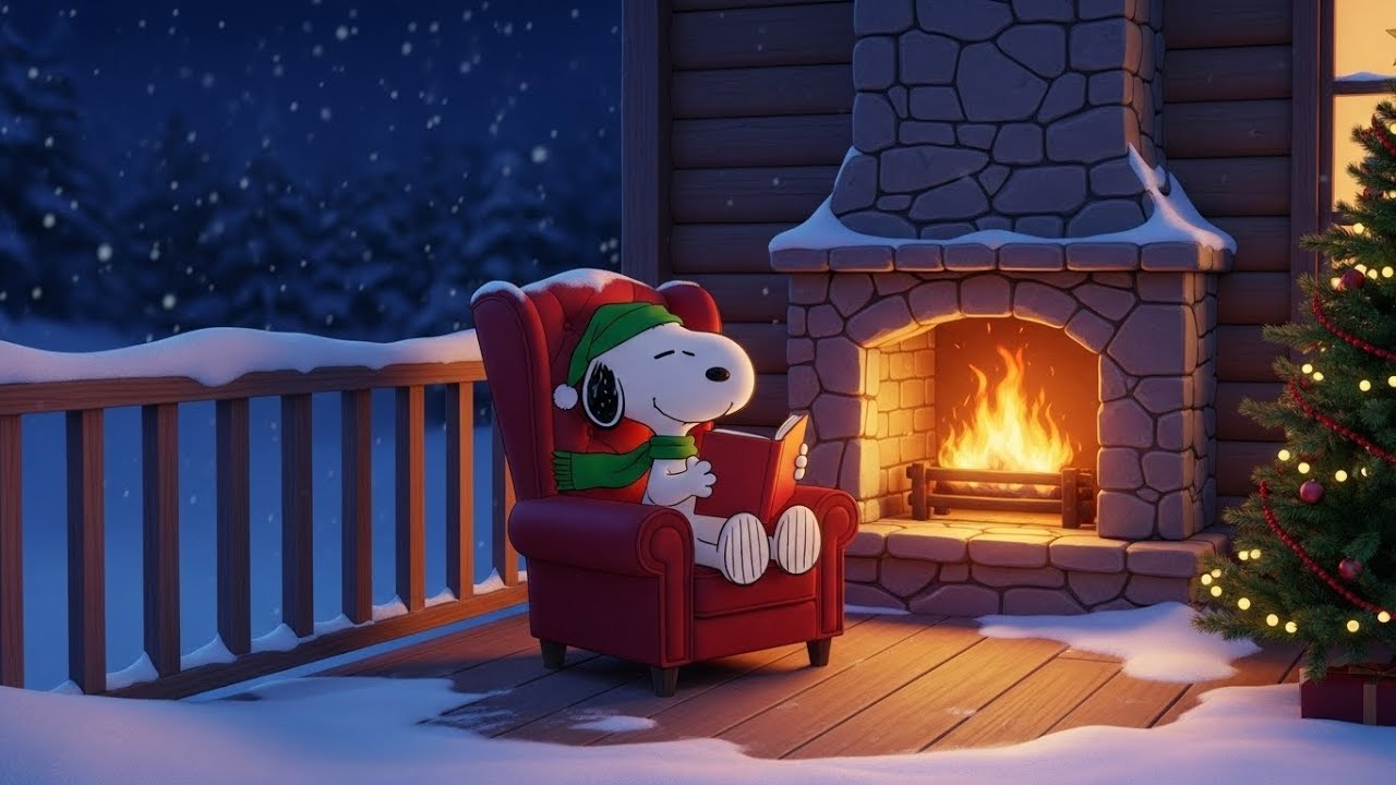 【朝のリラックスBGM】冬の朝、暖炉のそばでコーヒーを飲みながら、温かいボサノバ音楽を聴きます。 | ポーチからの眺めとともに、仕事、勉強、集中するのに最適な穏やかなボサノバ音楽です。 穏やか