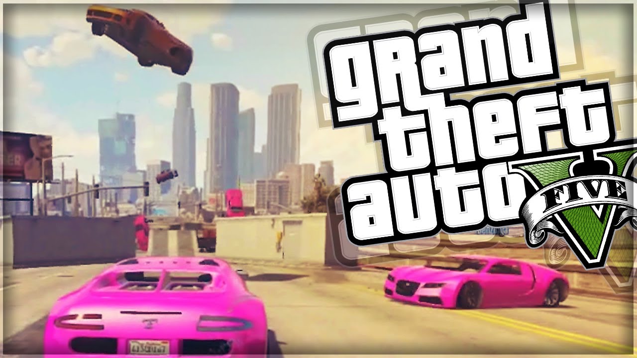 GTA 5 | 16 Player Racing! (GTA V Online Funny Moments)