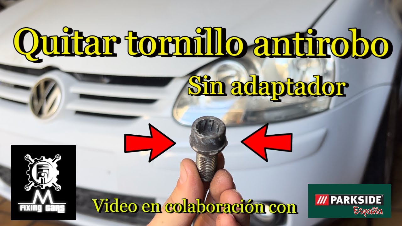Quitar antirrobo rueda coche