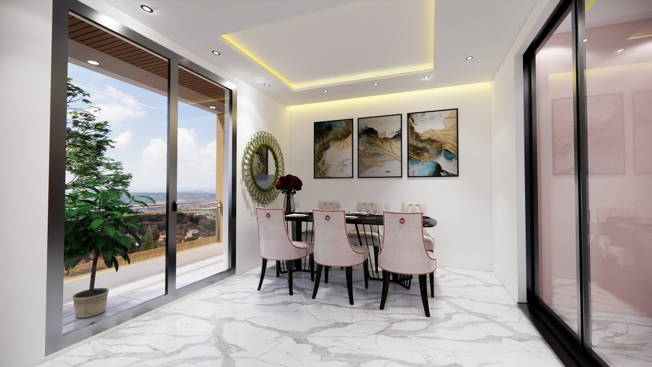 Animation 3D Projet R+4 #Dakar #Senegal #maison #150m² #maison 3d senegal