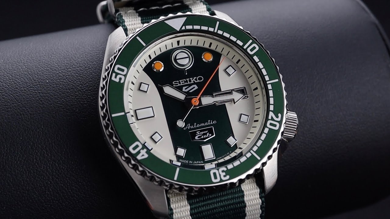 Seiko X Honda Super Cub! Seiko 5 Sports Limited Edition!