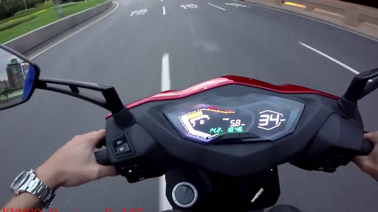 KYMCO Racing S 125 Test1 (全原廠 直線加速與山路基本測試)