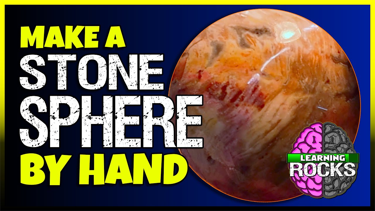 Stone Sphere with a Cabbing Machine