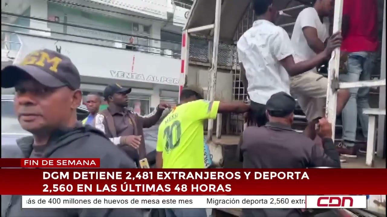 DGM detiene 2,481 extranjeros y deporta 2,560 en las últimas 48 horas