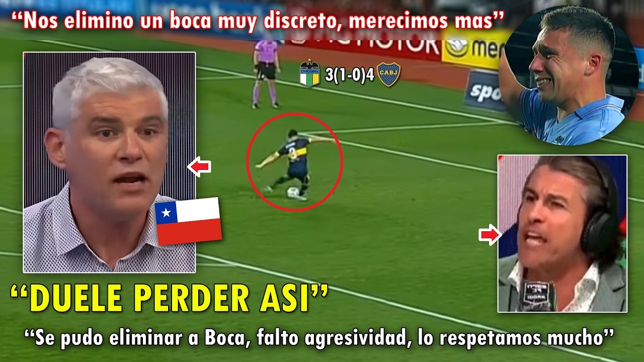 LLORAN! PERIODISTAS CHILENOS EXPLOTAN tras ELIMINACION ante BOCA JUNIORS VS O'HIGGINS HOY