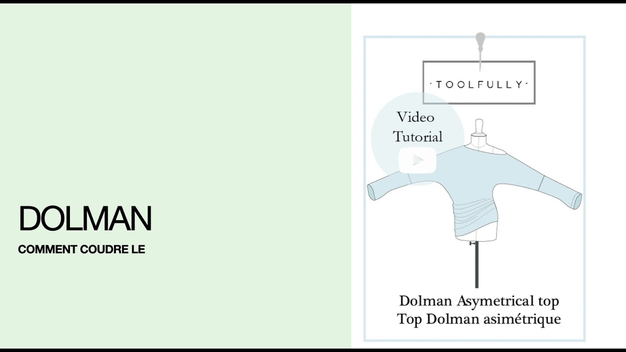 Assemblage d'un haut Dolman.