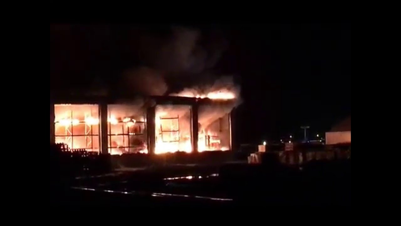 Großbrand Firma AGOR GmbH Hörselgau (Waltershausen)