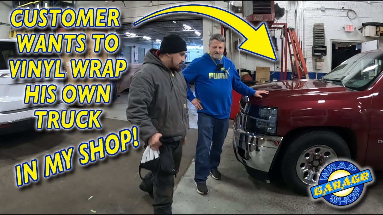 Vinyl Wrapping a pickup with @ThatBoyCisko - Part 1