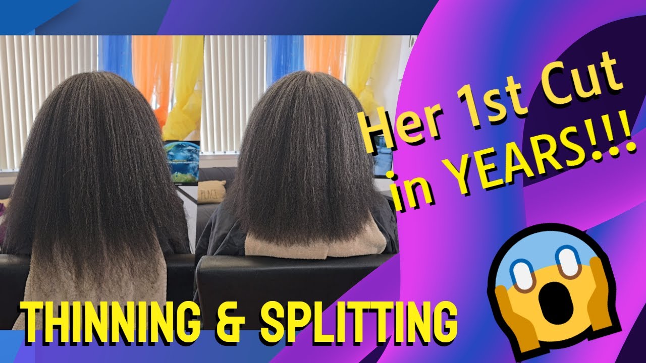 Her Hair was LONG but it was full of Split Ends & Thinning! | 1st-Time Client Hair Consultation