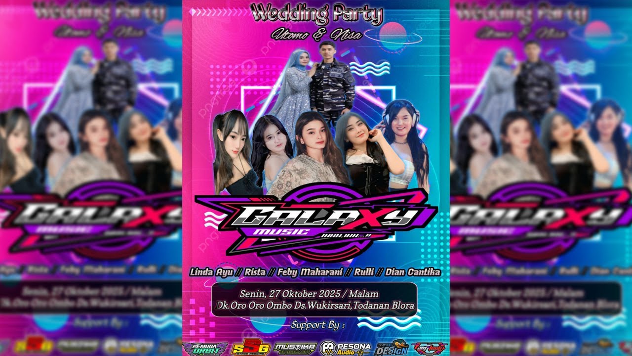 LIVE STREAMING GALAXY MUSIC   ::  PERNIKAHAN KLS AMO UTOMO DWI P. MENIKAH DENGAN RIFATUNNISA,S.M