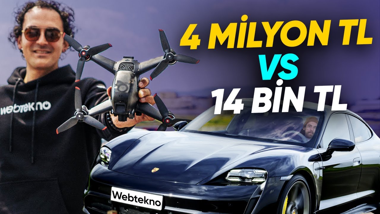 Pistte Kapışıyoruz: PORSCHE vs FPV Drone!