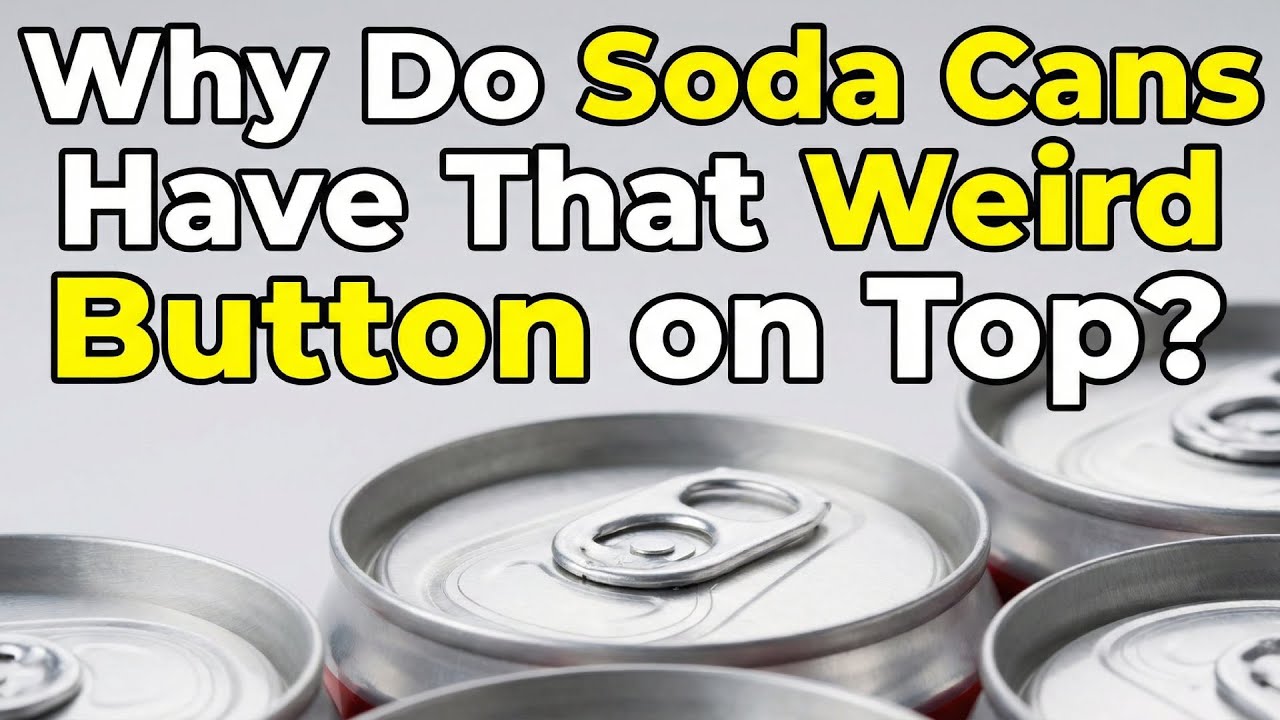 Why Do Soda Cans Have That Weird Button on Top? (It's NOT Just For Opening)